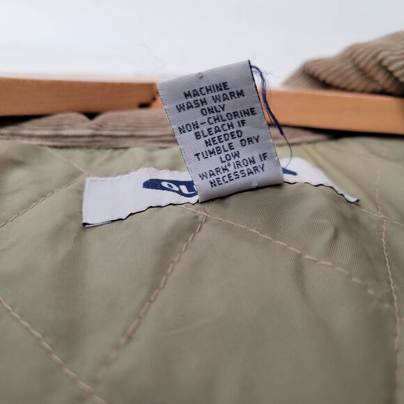 Old Navy Quilted Corduroy Barn Jacket Men’s/Women’s M Tan Workwear Chore Coat Y2 - Picture 4 of 8